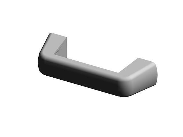 Cabinet U-Handle - MS Free 3D print model