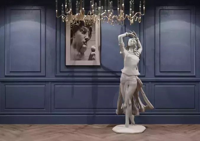 Gallery interior - Wall panelling  