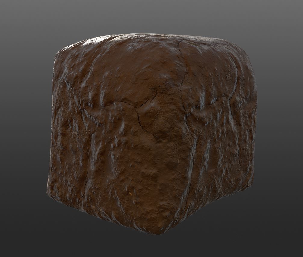 burrow - mud homes - fantasy landscape kit - 4K Low-poly 3D model_20