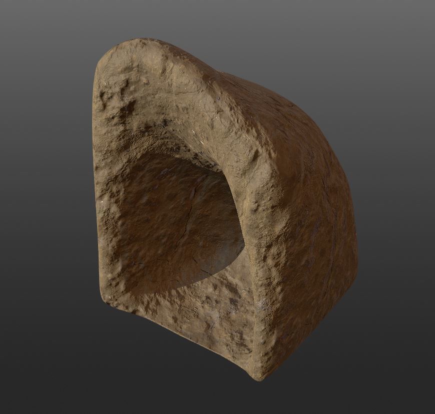 burrow - mud homes - fantasy landscape kit - 4K Low-poly 3D model_26