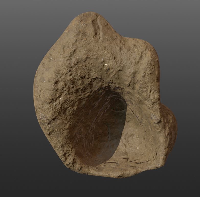 burrow - mud homes - fantasy landscape kit - 4K Low-poly 3D model_13