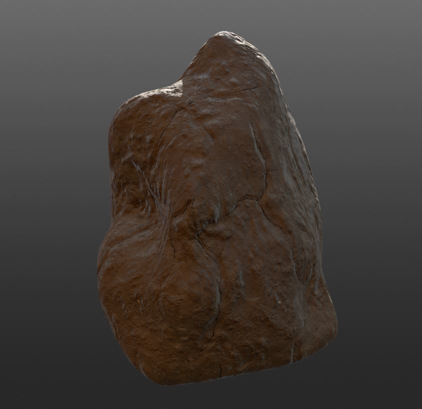 burrow - mud homes - fantasy landscape kit - 4K Low-poly 3D model_8