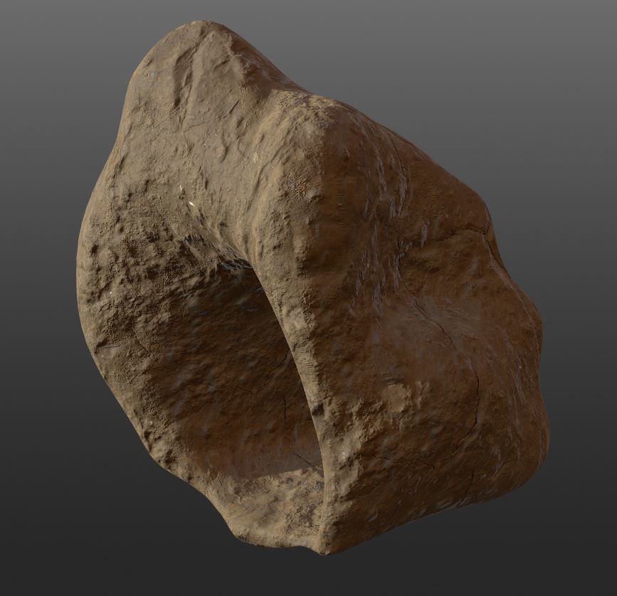 burrow - mud homes - fantasy landscape kit - 4K Low-poly 3D model_12