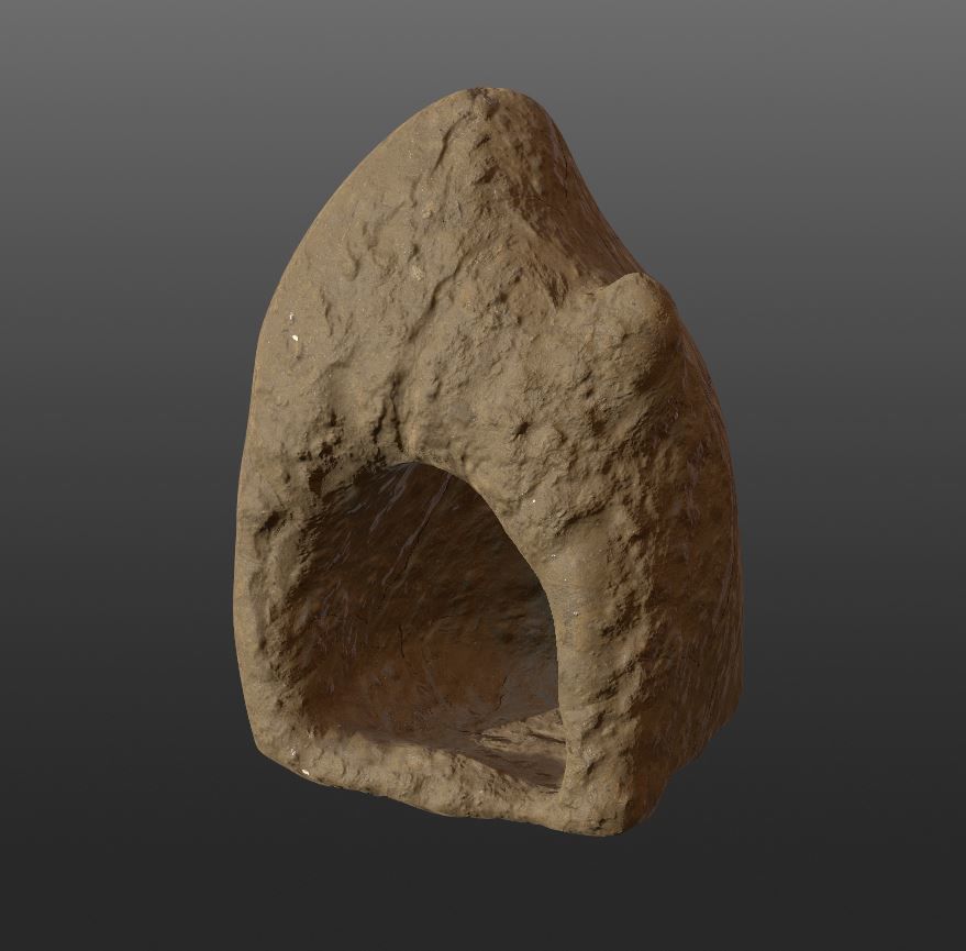 burrow - mud homes - fantasy landscape kit - 4K Low-poly 3D model_1