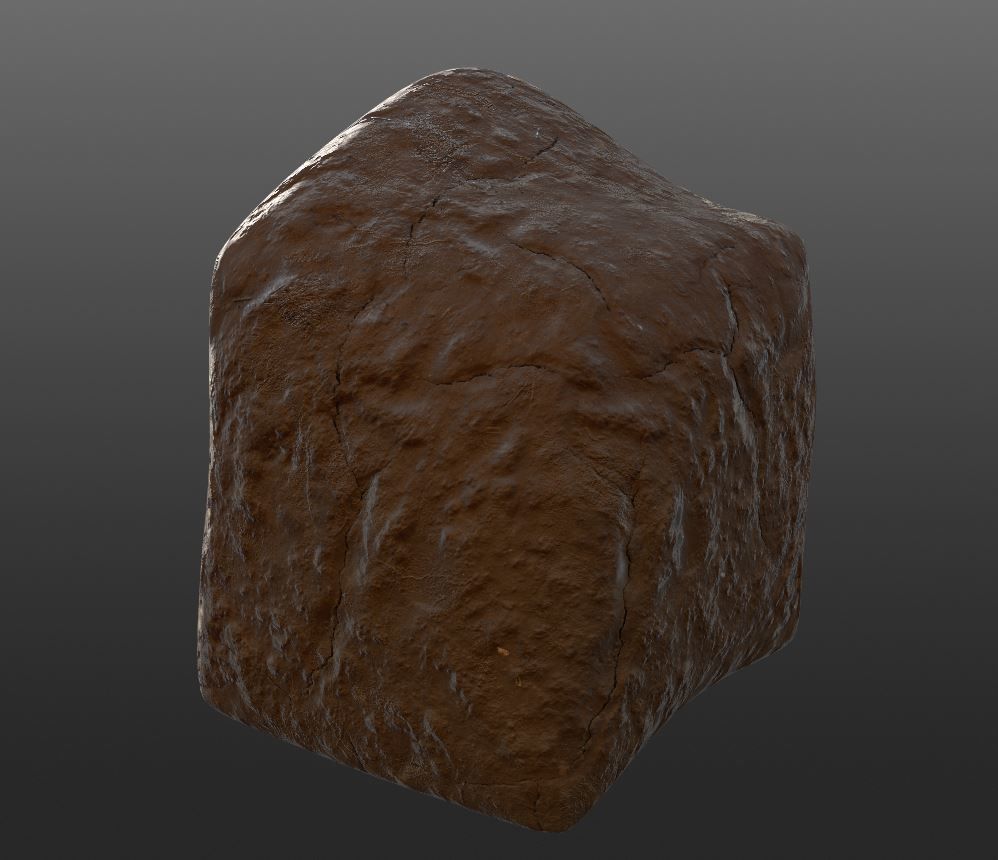 burrow - mud homes - fantasy landscape kit - 4K Low-poly 3D model_28