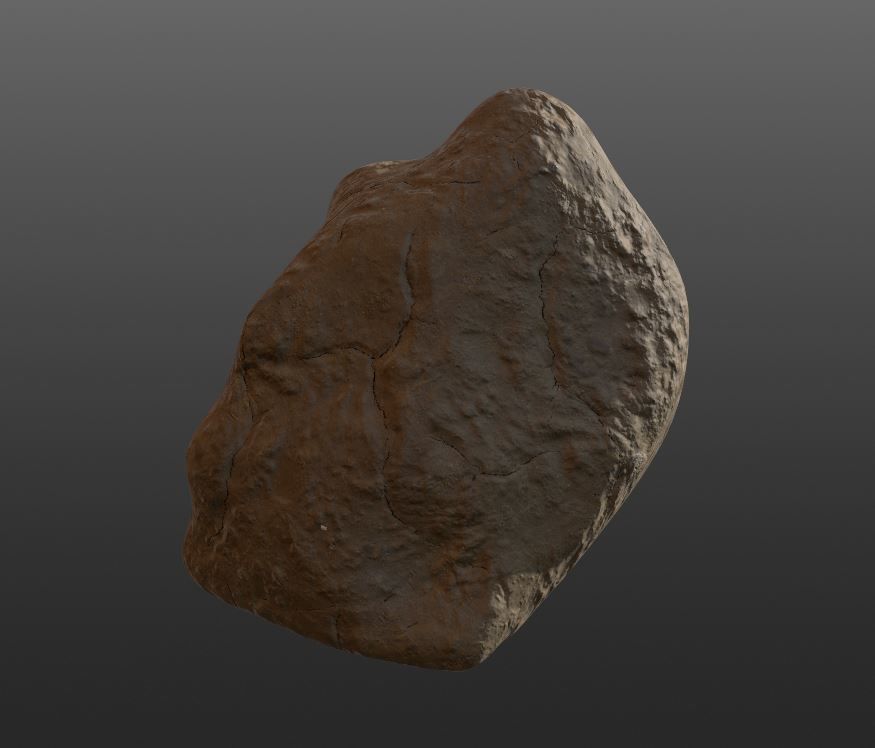 burrow - mud homes - fantasy landscape kit - 4K Low-poly 3D model_7