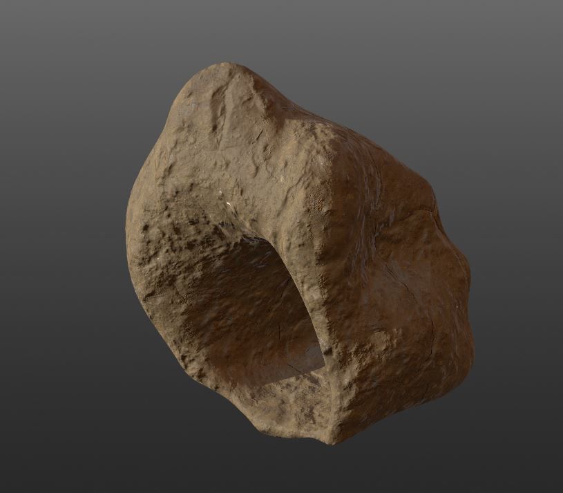 burrow - mud homes - fantasy landscape kit - 4K Low-poly 3D model_6