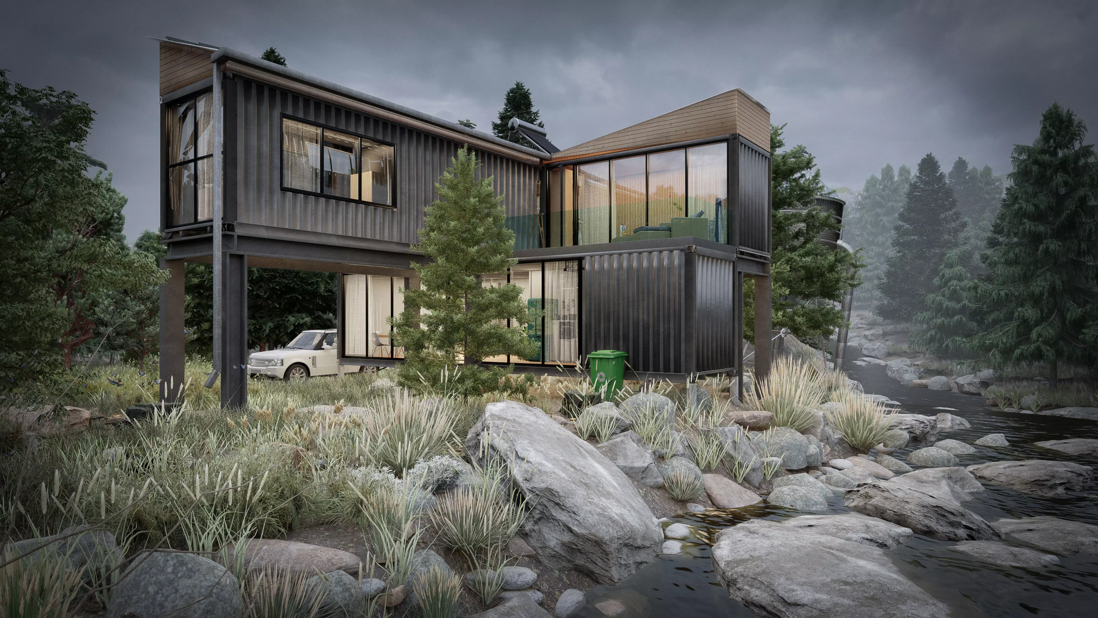 container house  3D model_0