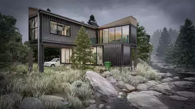 container house  3D model