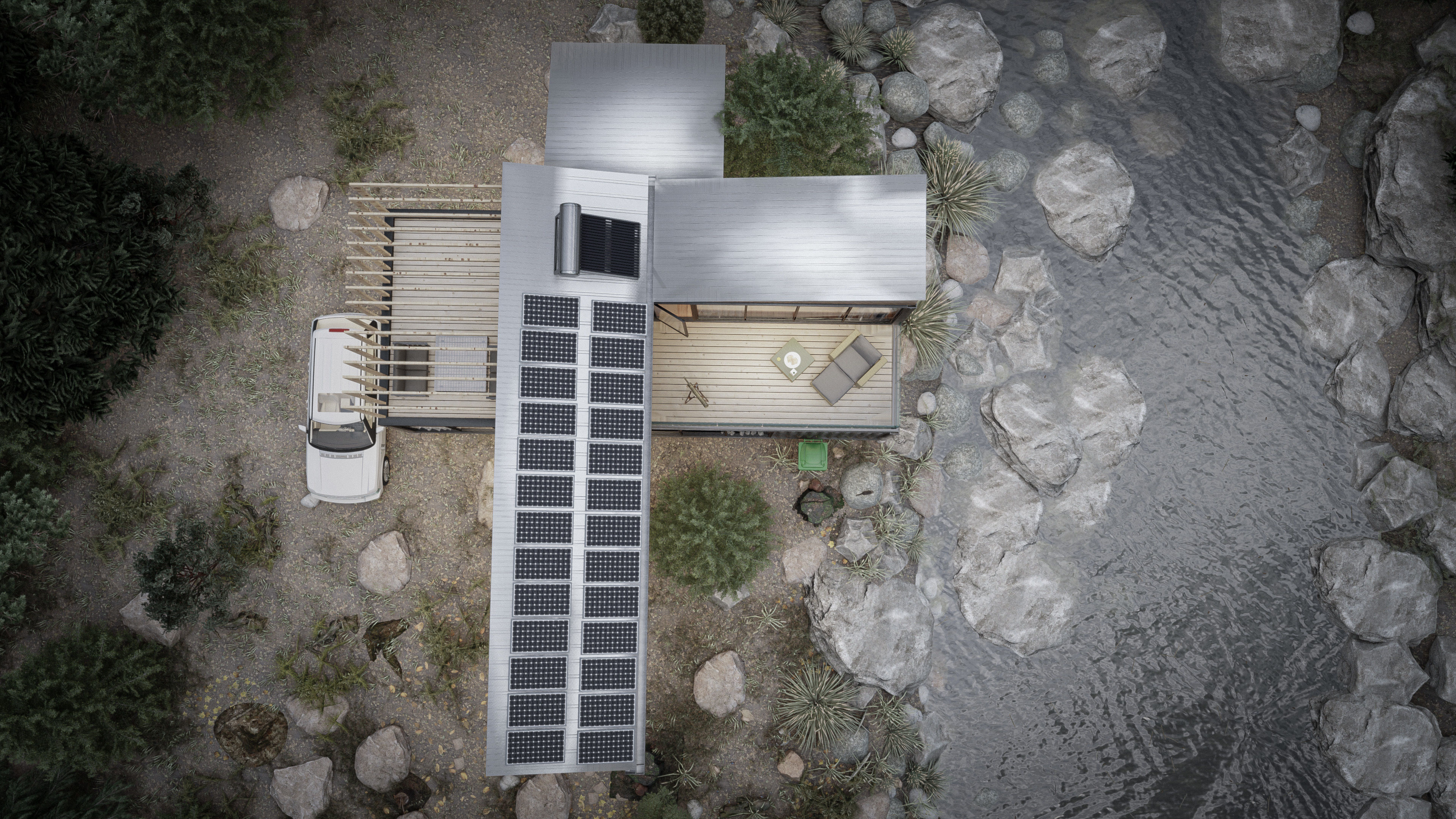 container house  3D model_4