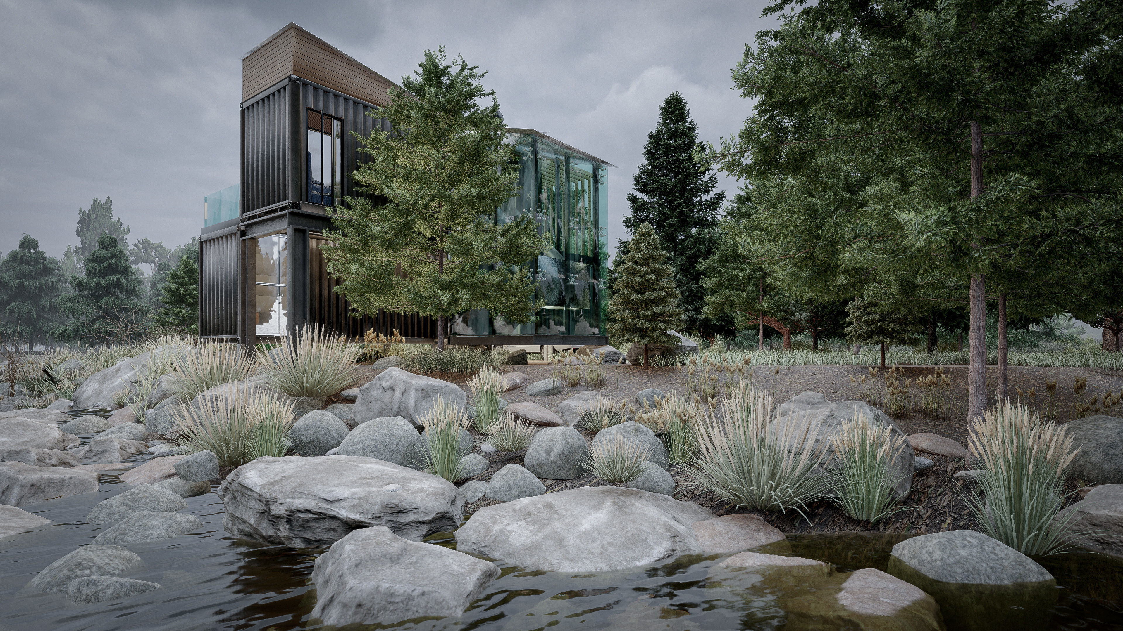 container house  3D model_3