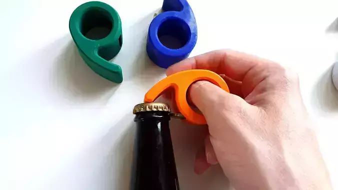 Bottle Opener Six 3D print model