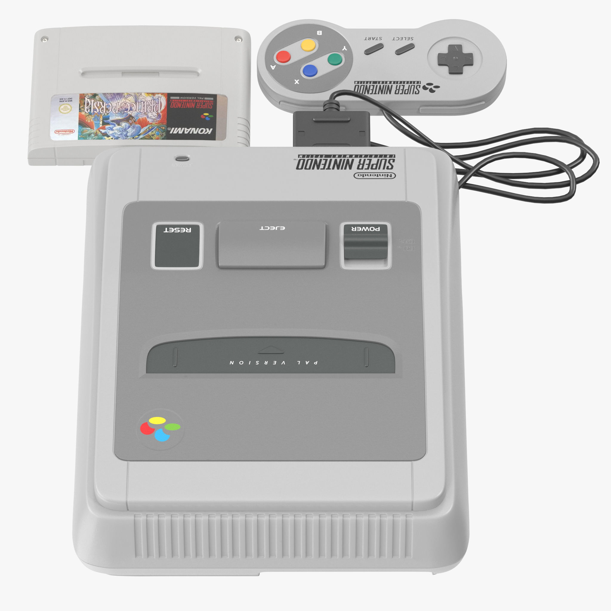 Super Nintendo 3D model_2