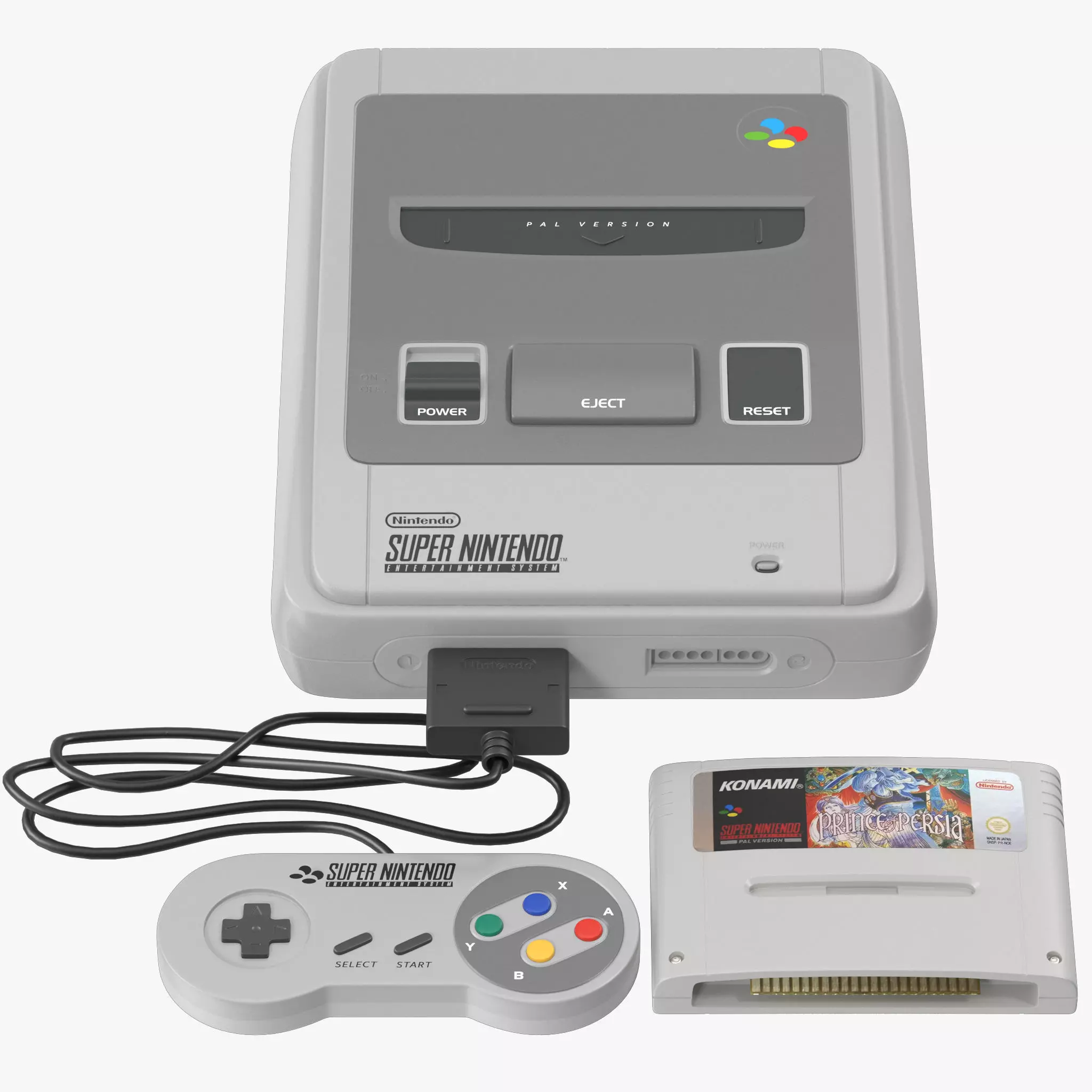 Super Nintendo 3D model_0
