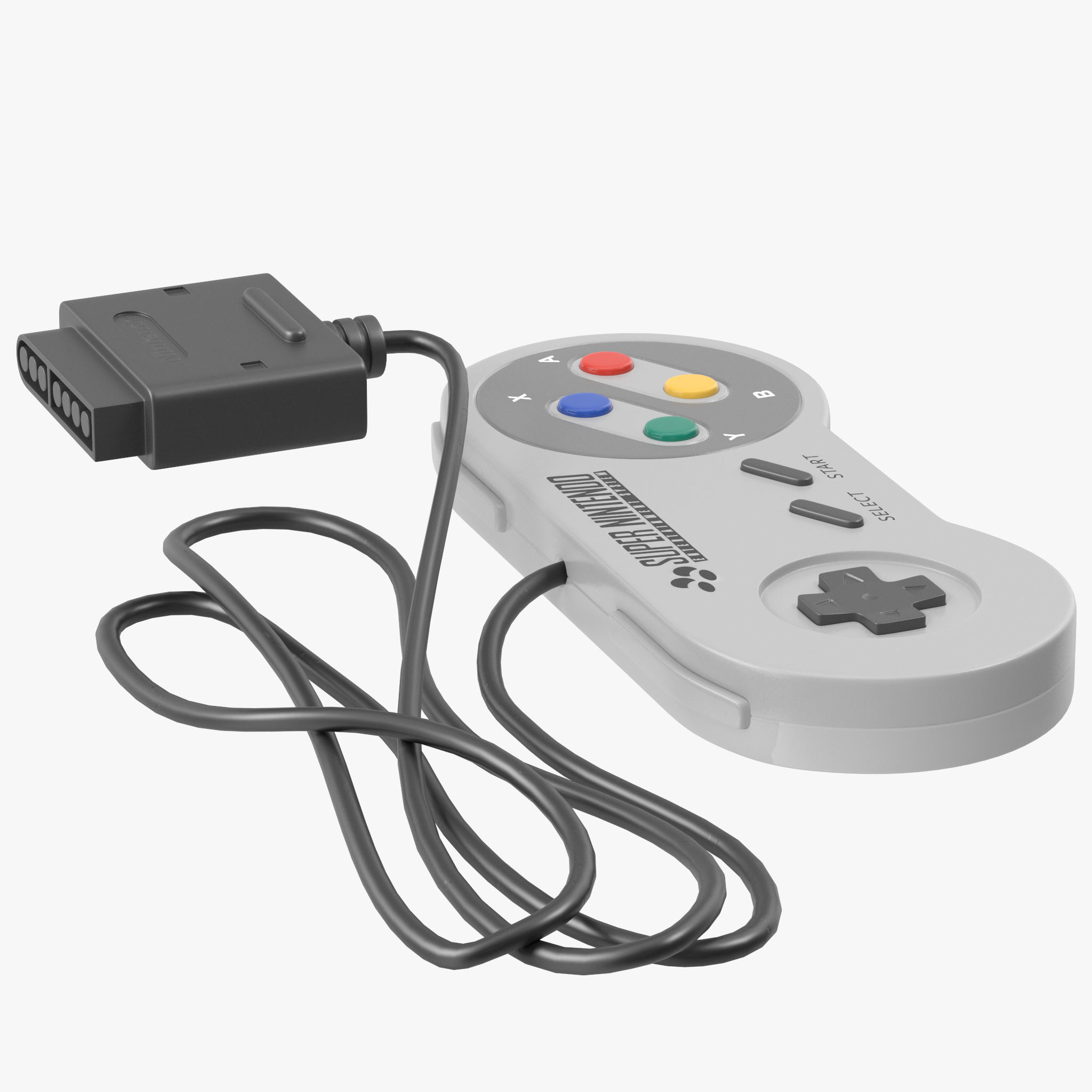 Super Nintendo 3D model_16