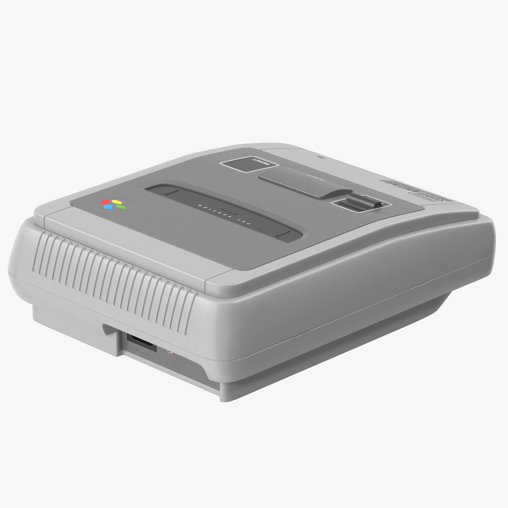 Super Nintendo 3D model_11