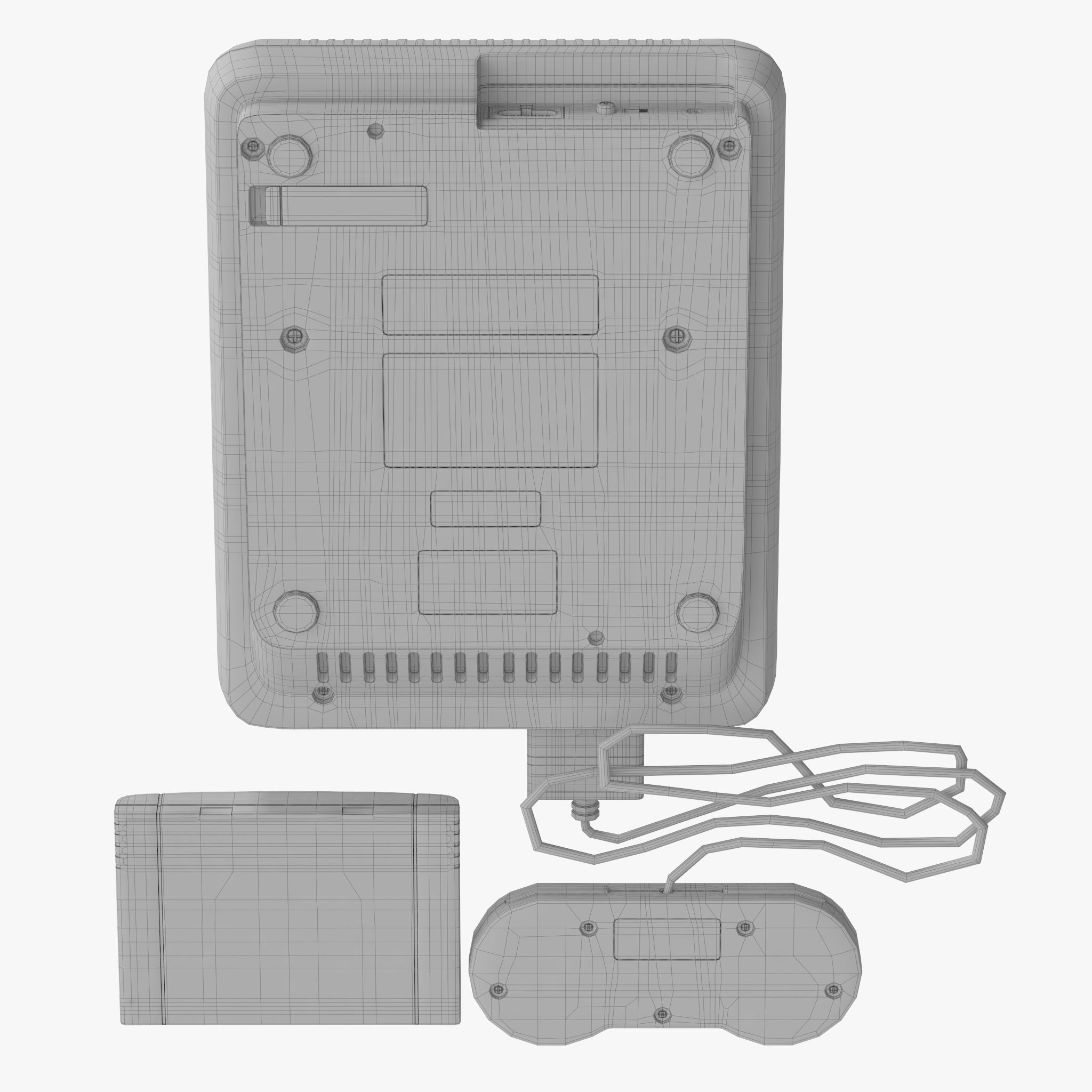 Super Nintendo 3D model_25