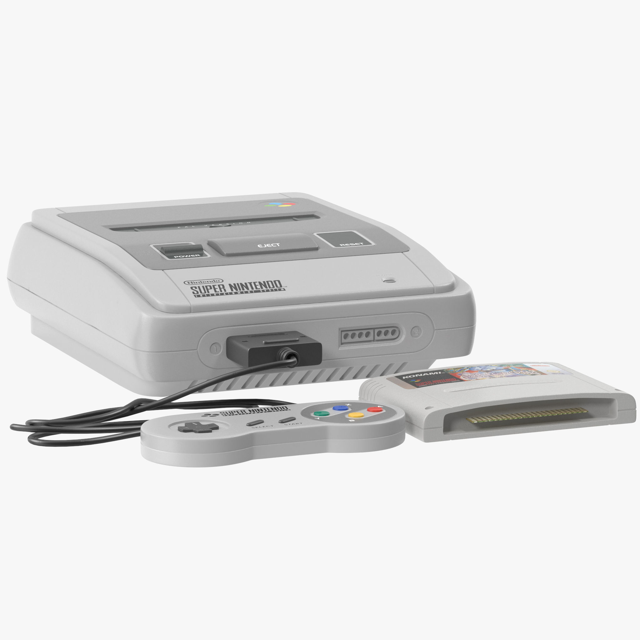 Super Nintendo 3D model_3
