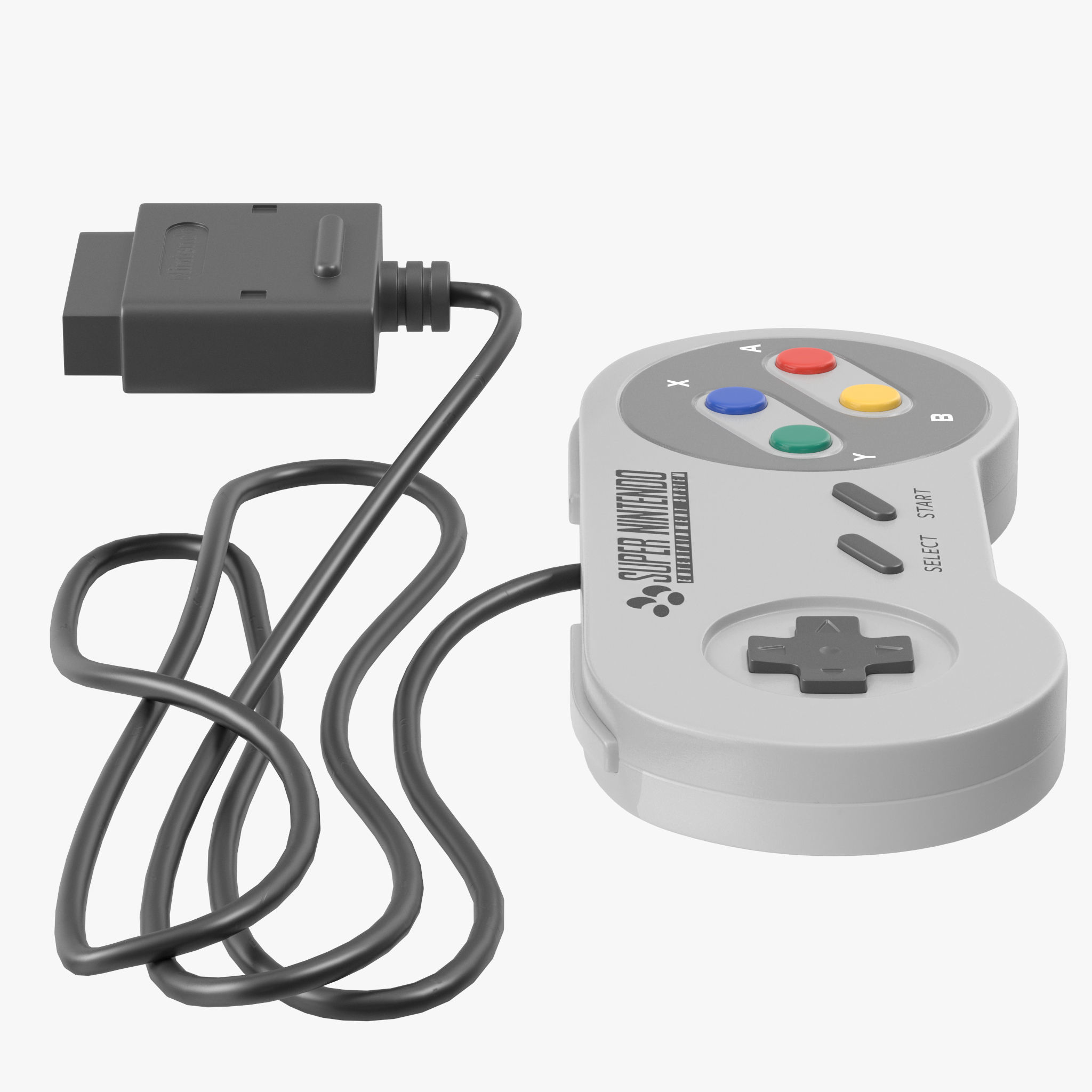 Super Nintendo 3D model_15