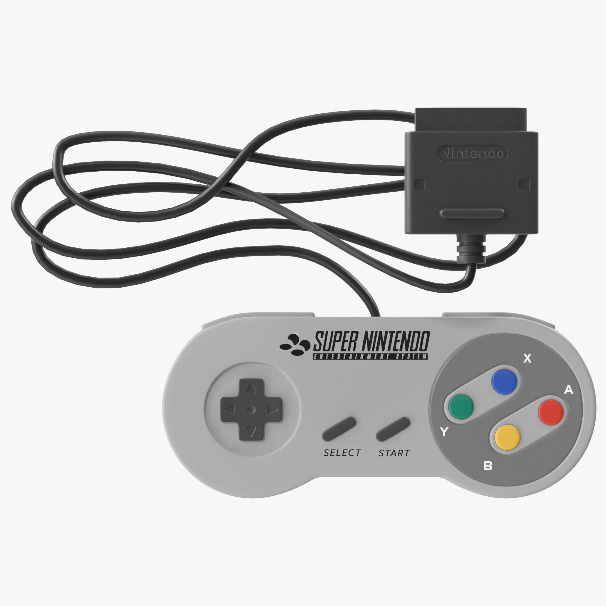 Super Nintendo 3D model_14