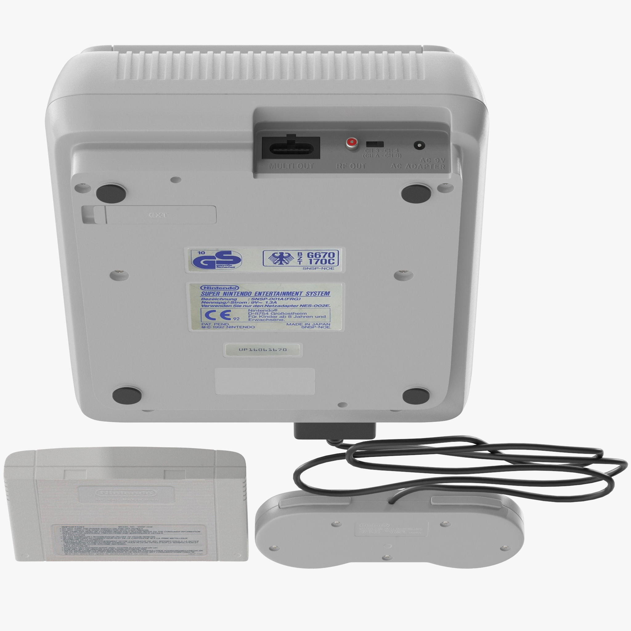 Super Nintendo 3D model_4