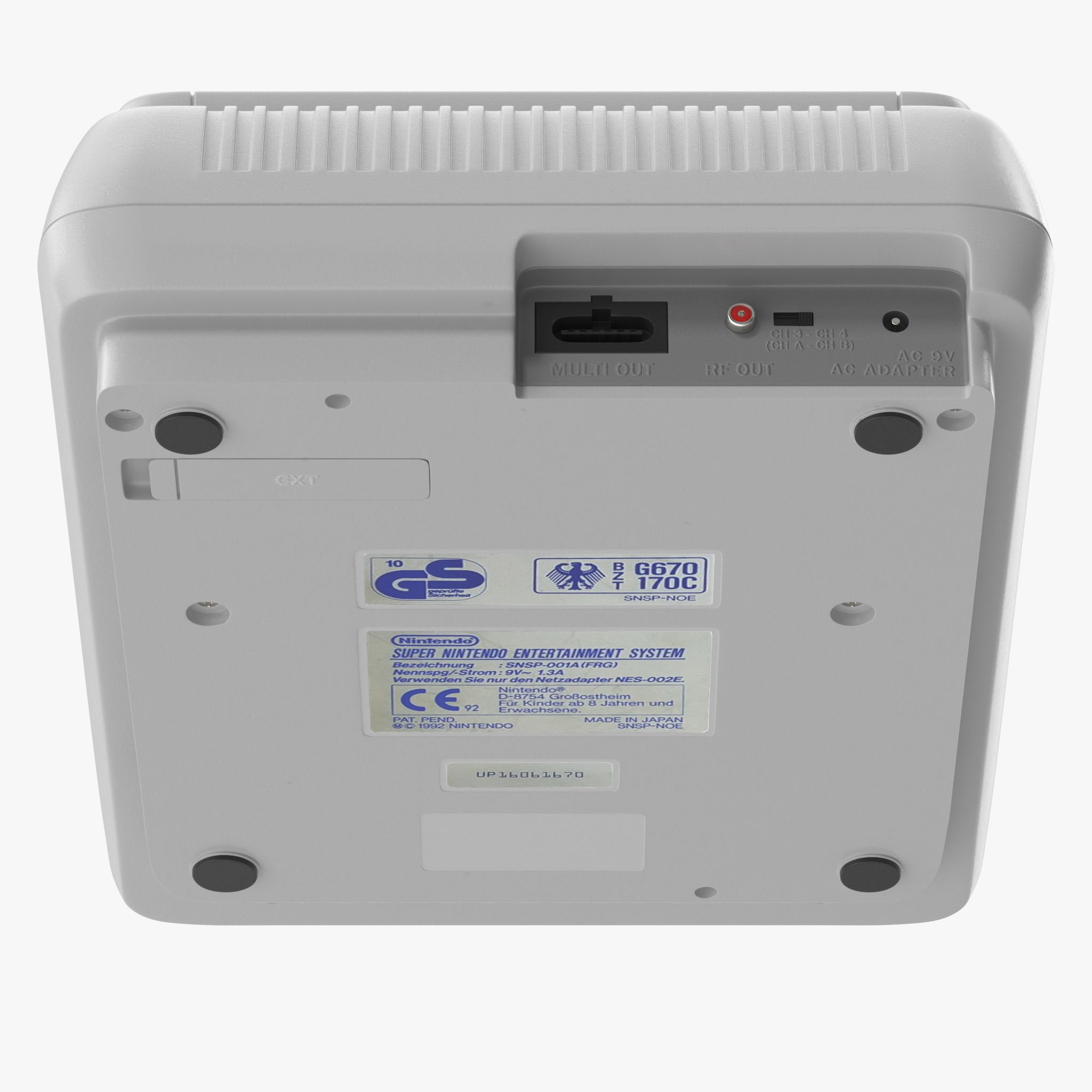 Super Nintendo 3D model_12