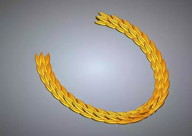 Wreath golden laurel