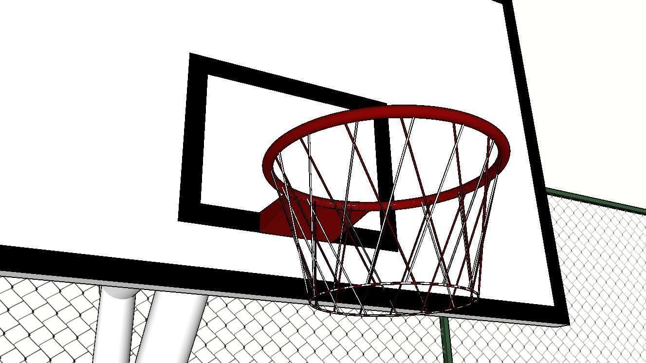 BASKETBALL COURT Low-poly 3D model_39