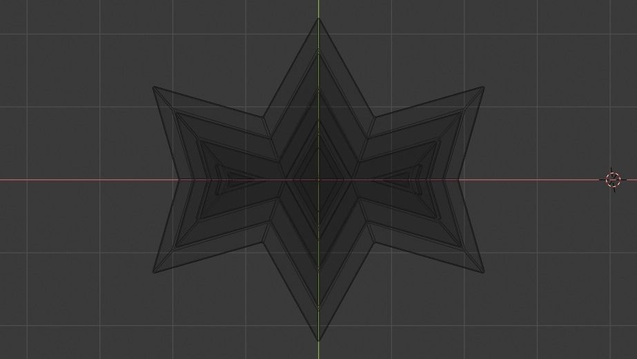 Futuristic Pyramidal Build Low-poly 3D model_11