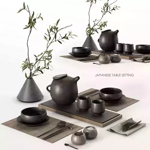 Japanese table setting