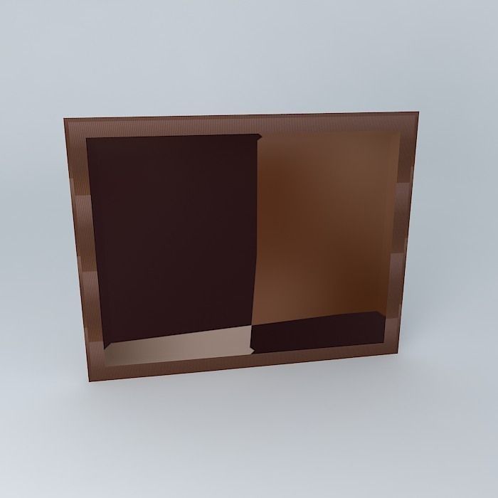 Painting RED ROSE Free 3D model_2