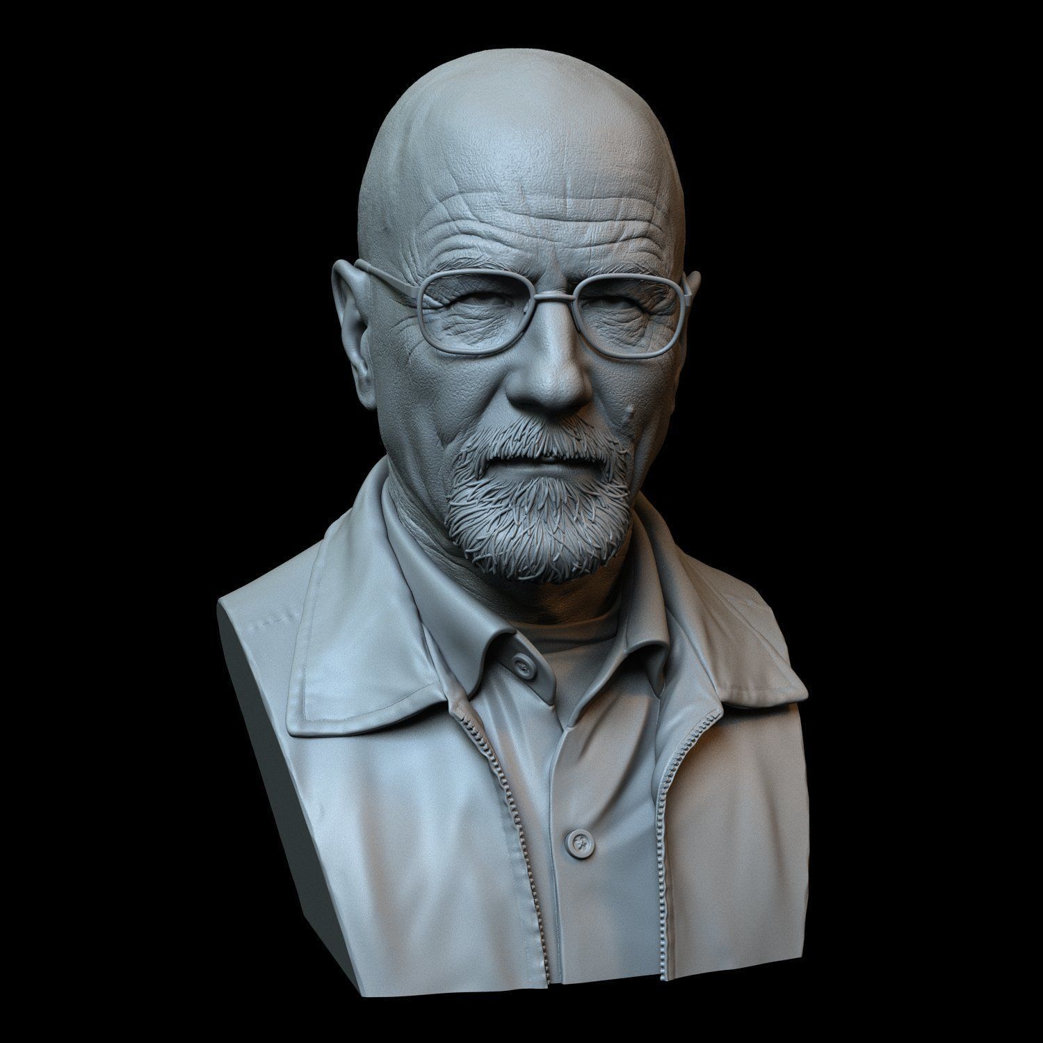 Walter White aka Heisenberg from Breaking Bad 3D print model_0