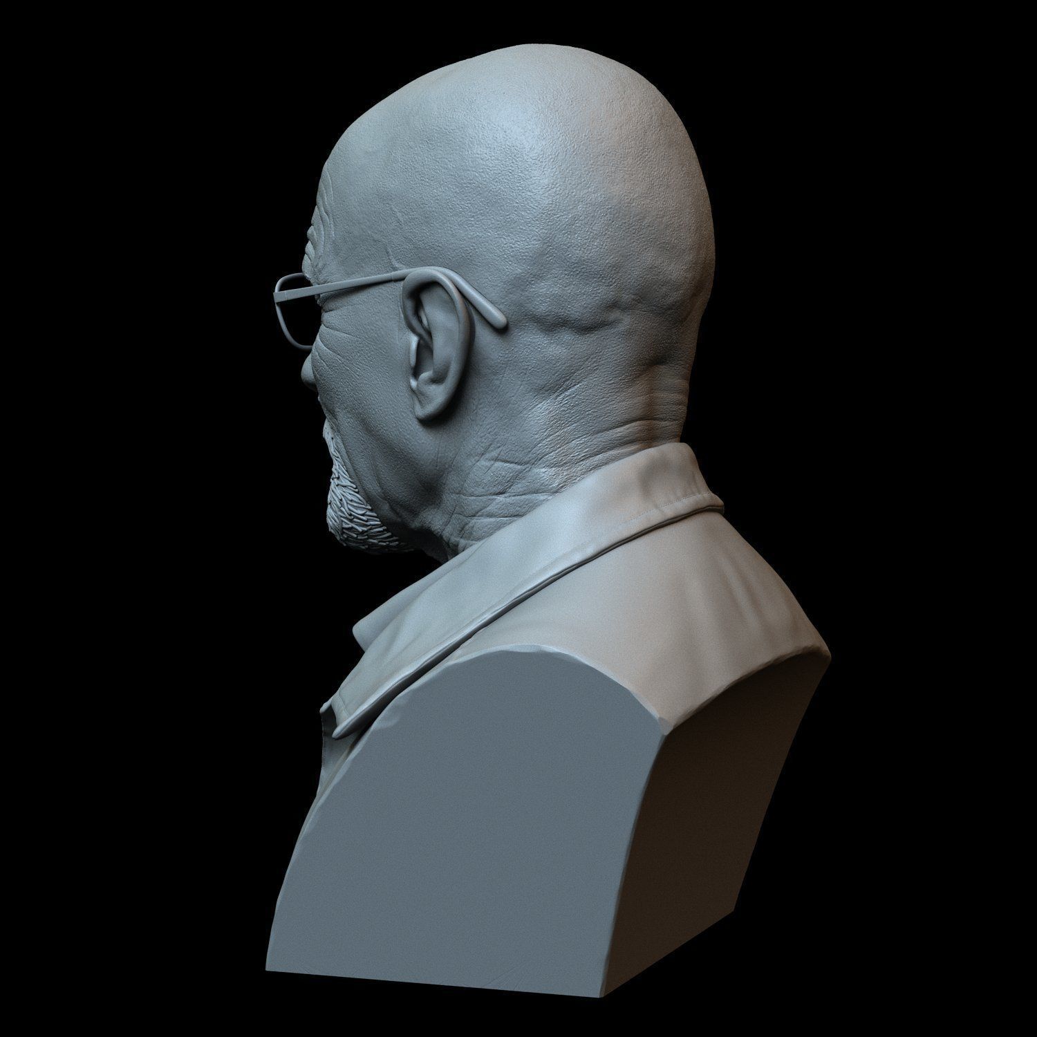 Walter White aka Heisenberg from Breaking Bad 3D print model_4
