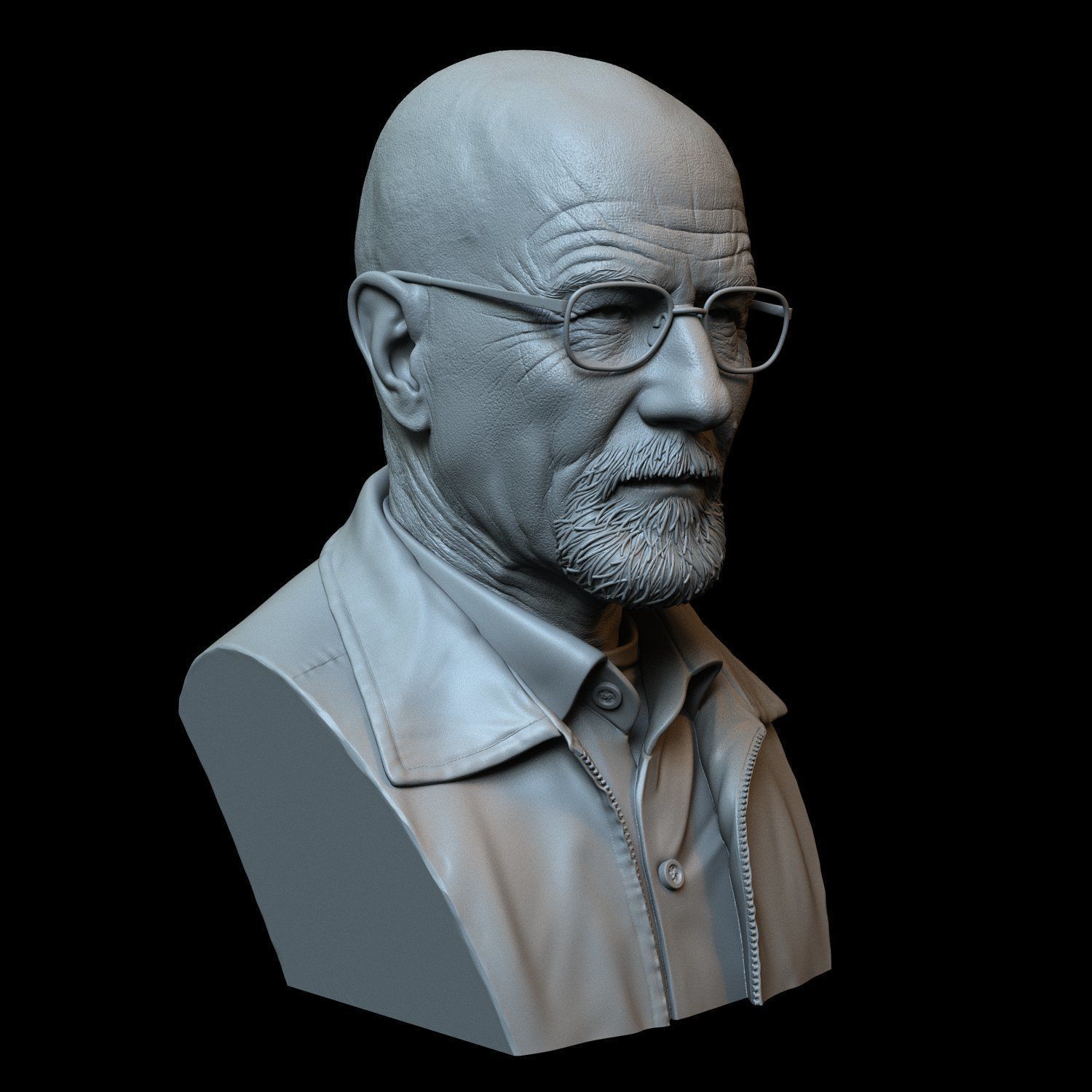 Walter White aka Heisenberg from Breaking Bad 3D print model_7