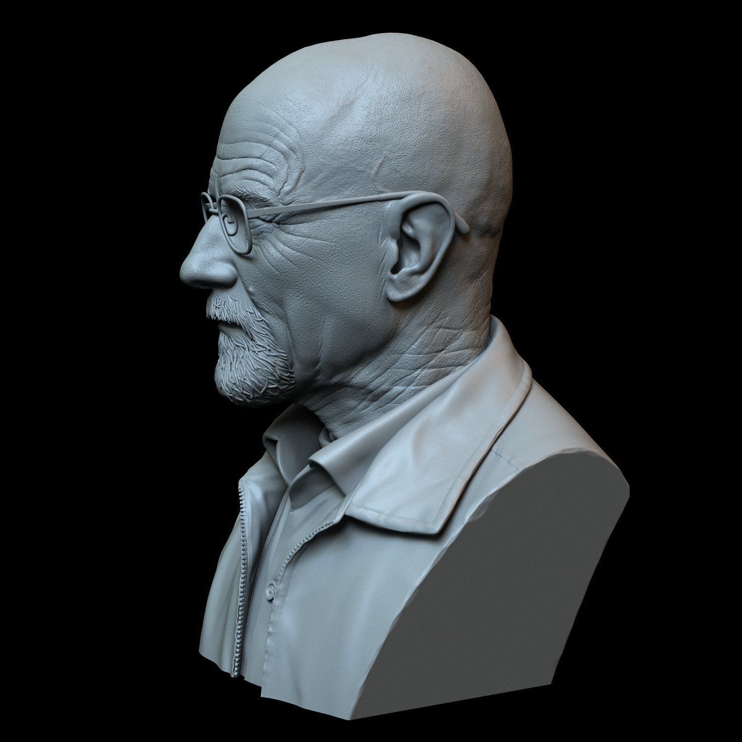Walter White aka Heisenberg from Breaking Bad 3D print model_3