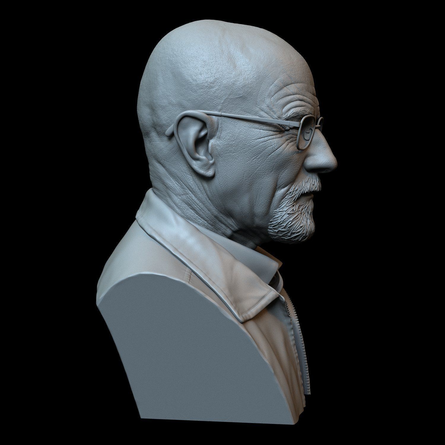 Walter White aka Heisenberg from Breaking Bad 3D print model_6