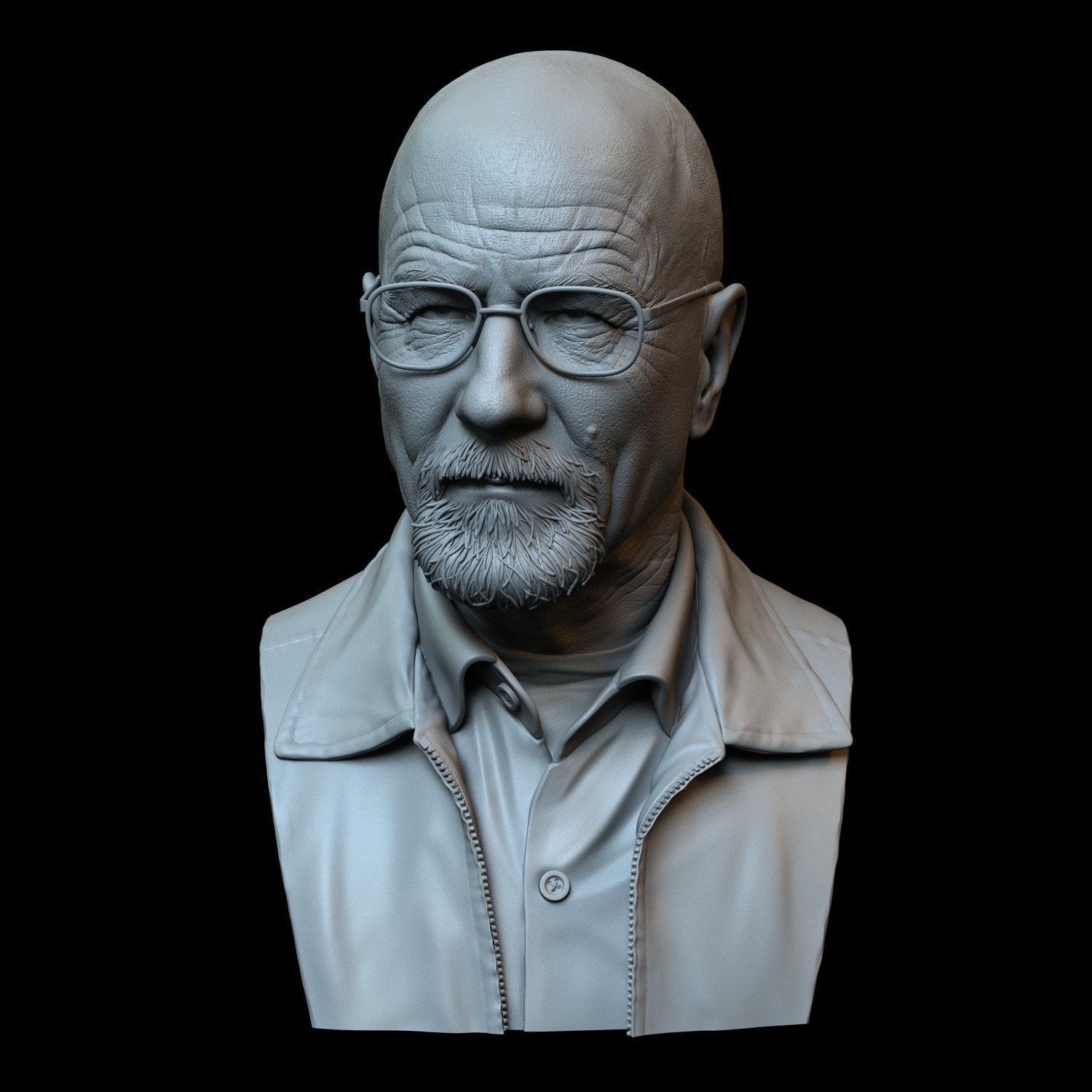 Walter White aka Heisenberg from Breaking Bad 3D print model_1