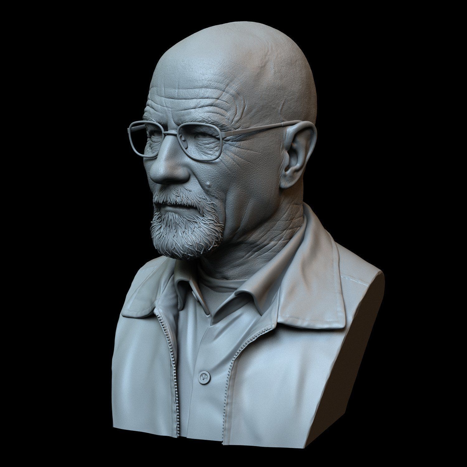 Walter White aka Heisenberg from Breaking Bad 3D print model_2