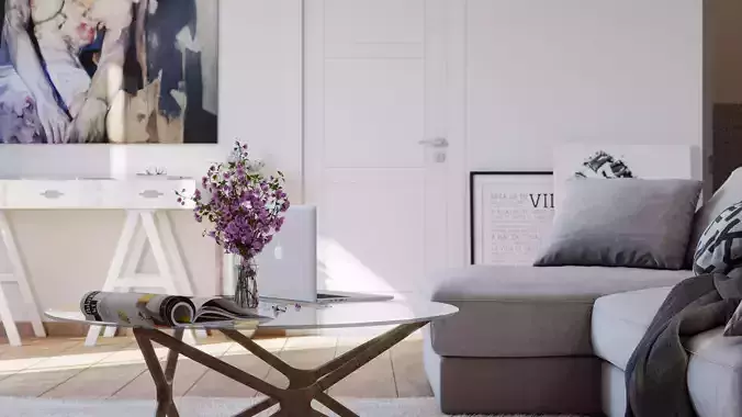 Scandinavian style  interior 