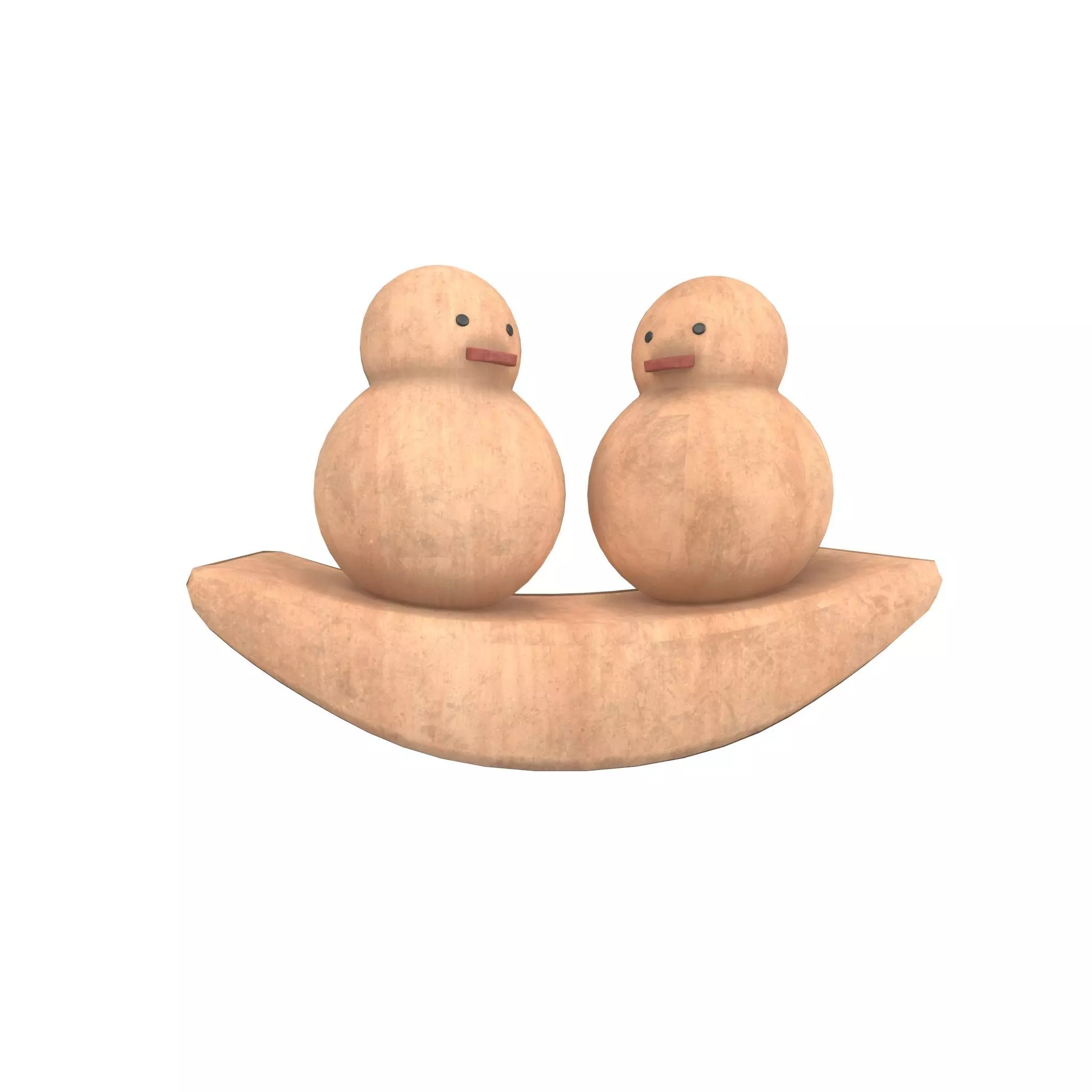 Duckling Decoration v1 001 Low-poly 3D model