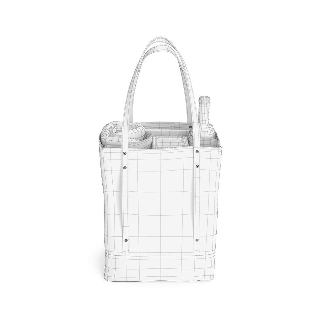Picnic Bag 3D model_7