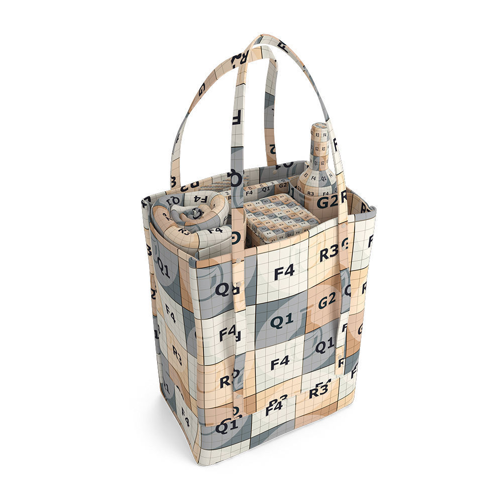 Picnic Bag 3D model_5