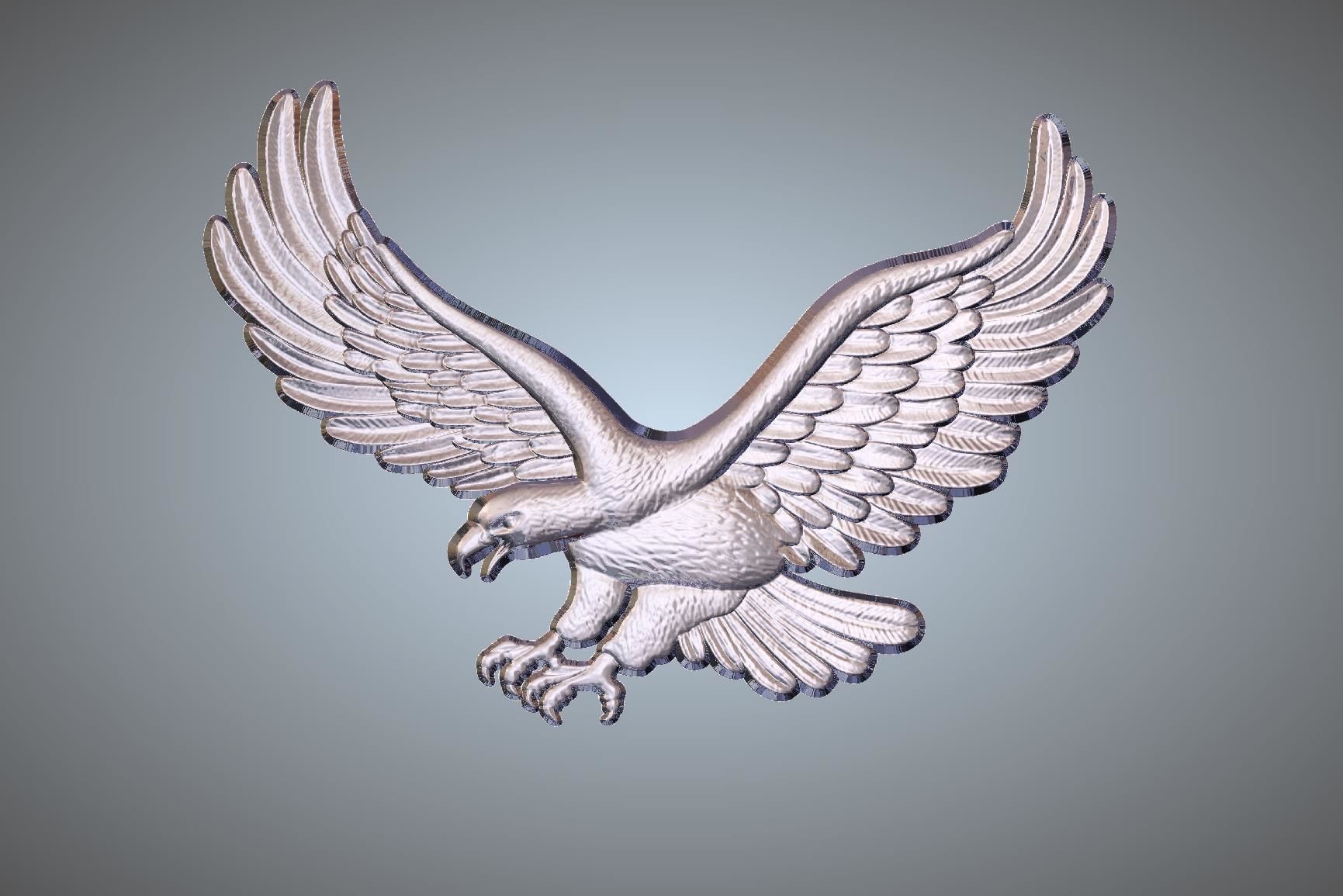 Eagle Model 3D print model_5