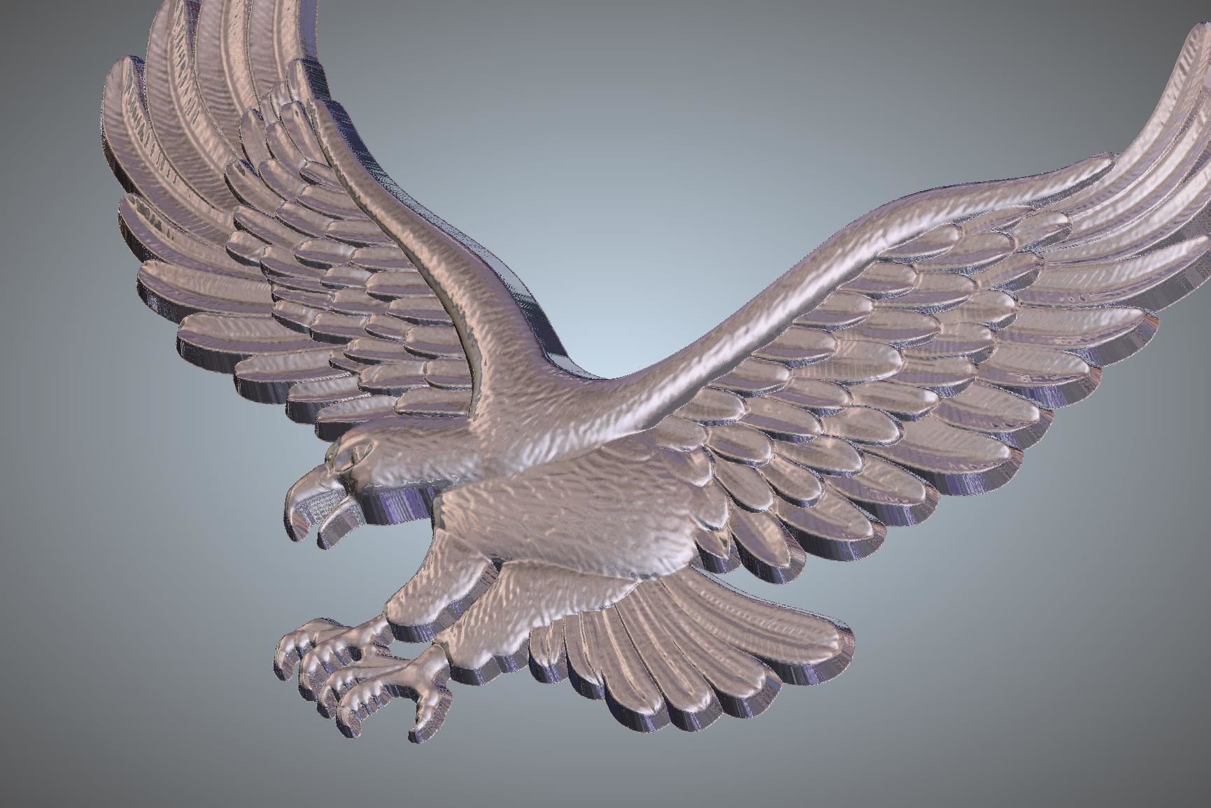 Eagle Model 3D print model_6