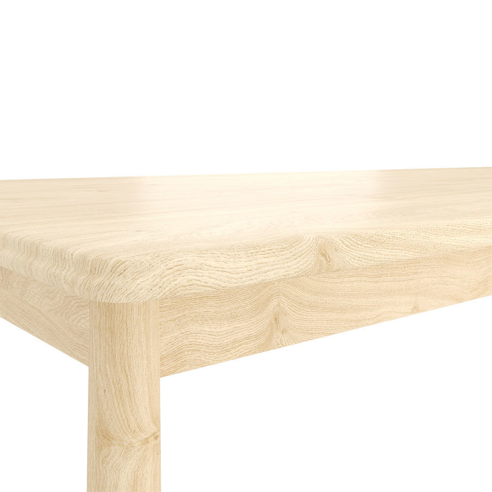 Bergen Oak Dining Table 3D model_2