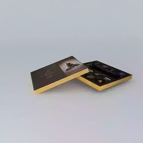GODIVA Dark Chocolates.. Free 3D model