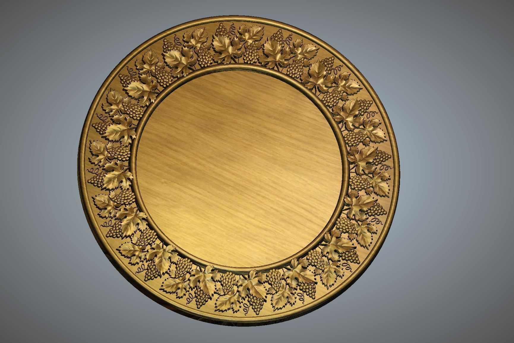 Round Frame 3D print model_5