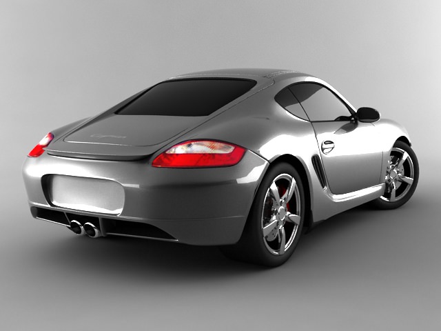 Porsche Cayman S 3D model_1