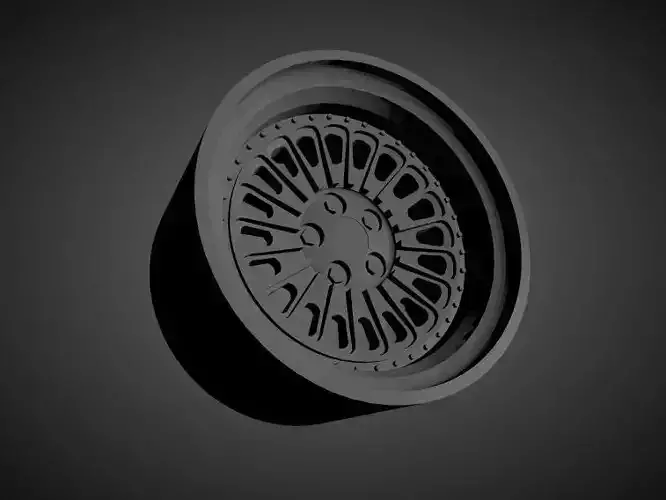 Vossen ERA-3 scalable and Printable rim  3D print model
