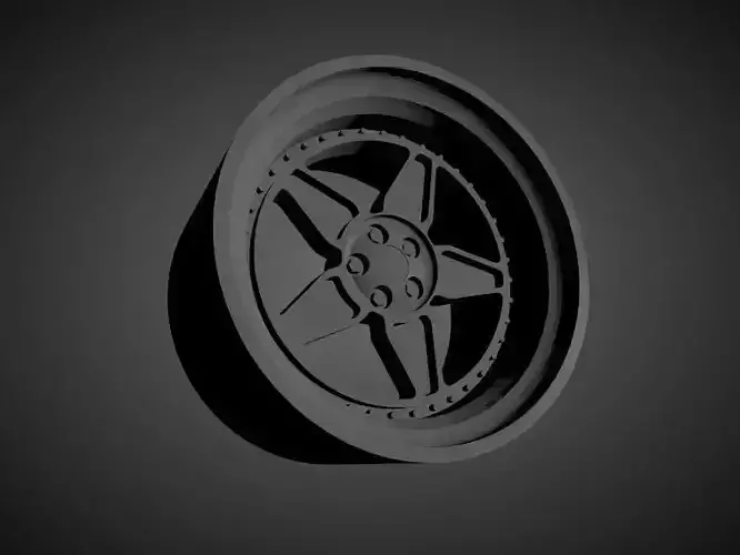 Vossen ERA-2 scalable and Printable rim  3D print model